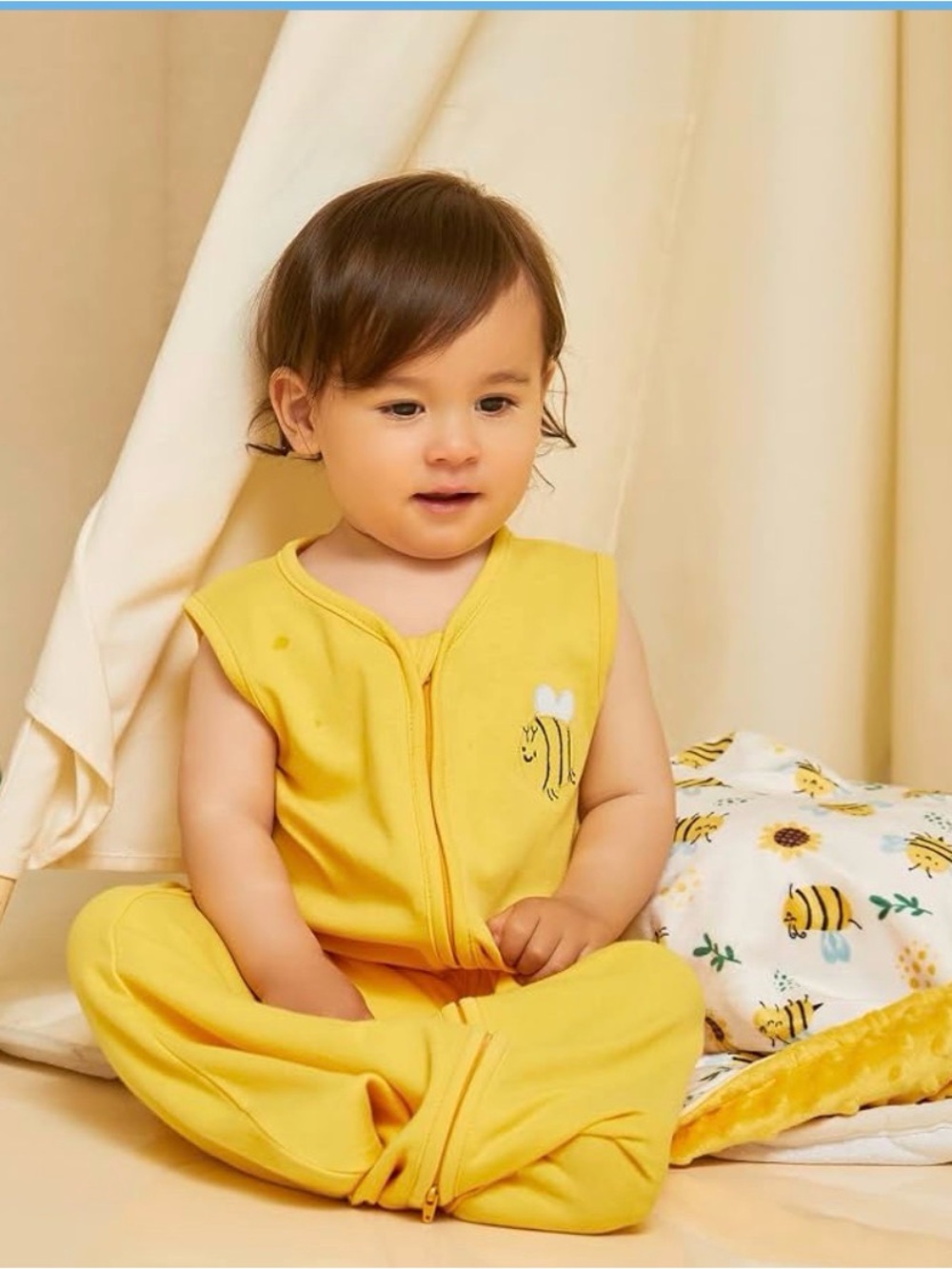 KIDS YELLOW BEE SLEEP SACK